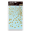 Picture of BLUE TABLECLOTH WITH GOLD DOTS 167X183CM